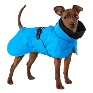PAIKKA Visibility Winter Jacket Indigo – regenerační zimní bunda pro psy – modrá