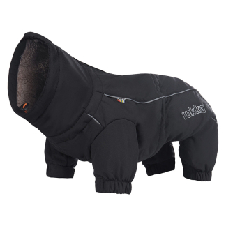 Rukka pets Thermal overall short legs - bunda pro krátkonohé psy - černá