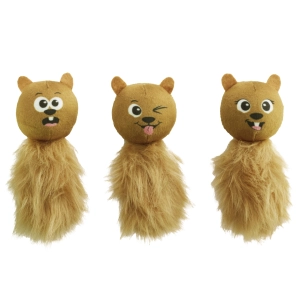 Nina Ottosson Dog Snuffle N' Treat – náhradní pískací veverky (sada 3 ks)