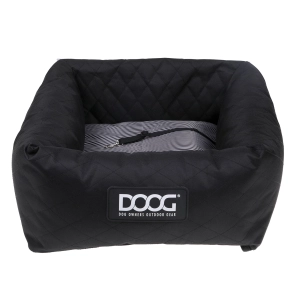 DOOG Bezpečnostní autosedačka a pelíšek pro psa do auta Car Seat (do 15 kg), černá