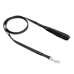 Hurtta Seeker Standard Leash - vodítko pro psy, 180x15 mm - černá