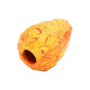 Ruffwear Gnawt-A-Cone – plnitelná házecí a interaktivní hračka pro psy, Salamander Orange